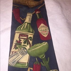 TABASCO TEQUILA & MARGARITA NECKTIE (BLUE)